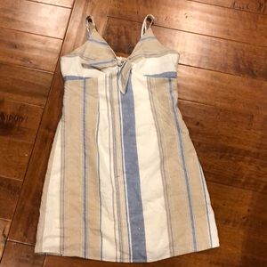 Front tie dress